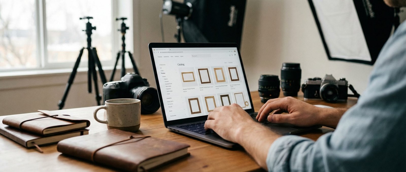 Paquete 12 Bastidores Estándar para Foto Tono Natural